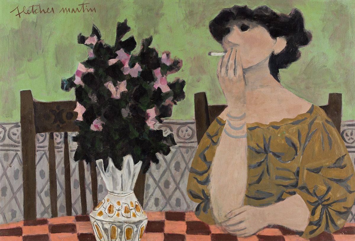 FLETCHER MARTIN (1904-1979) The Cigarette.